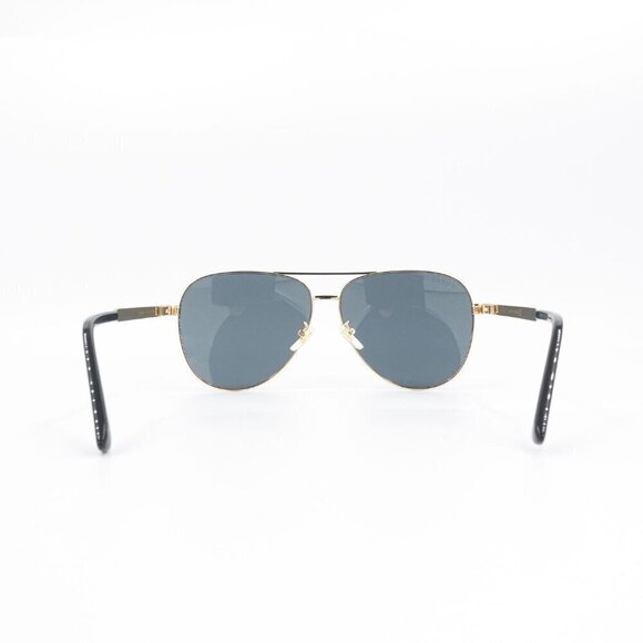 Gucci GG1233 Pilot Sunglasses Gold Gray OS - Picture 4 of 16
